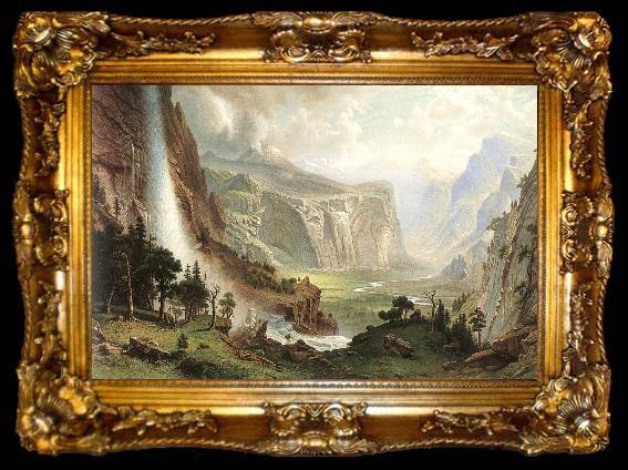 framed  Albert Bierstadt The Domes of the Yosemites, ta009-2